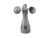 Graues Anemometer zur Windgeschwindigkeitserfassung